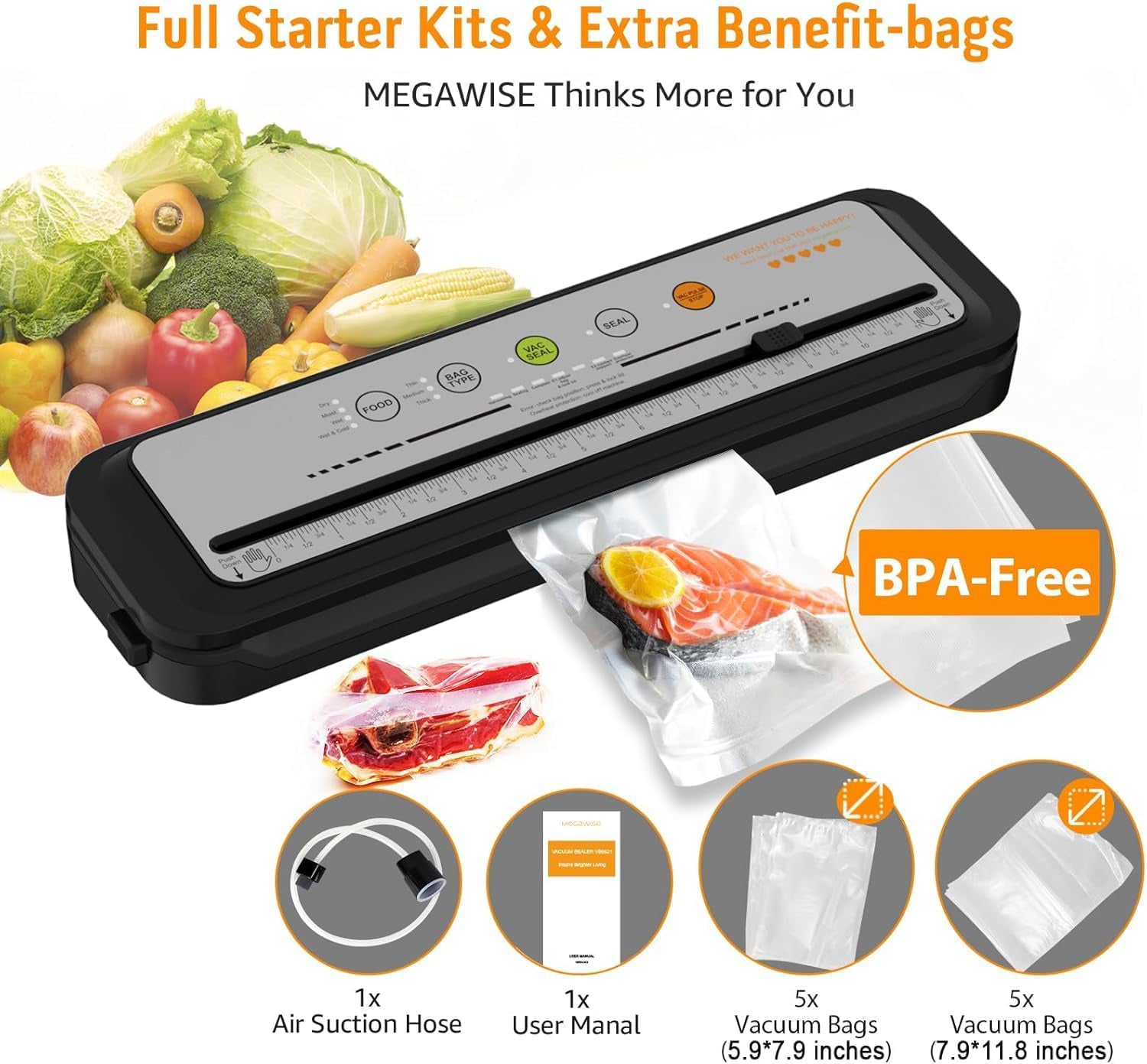 Compact Automatic Vacuum Sealer Machine