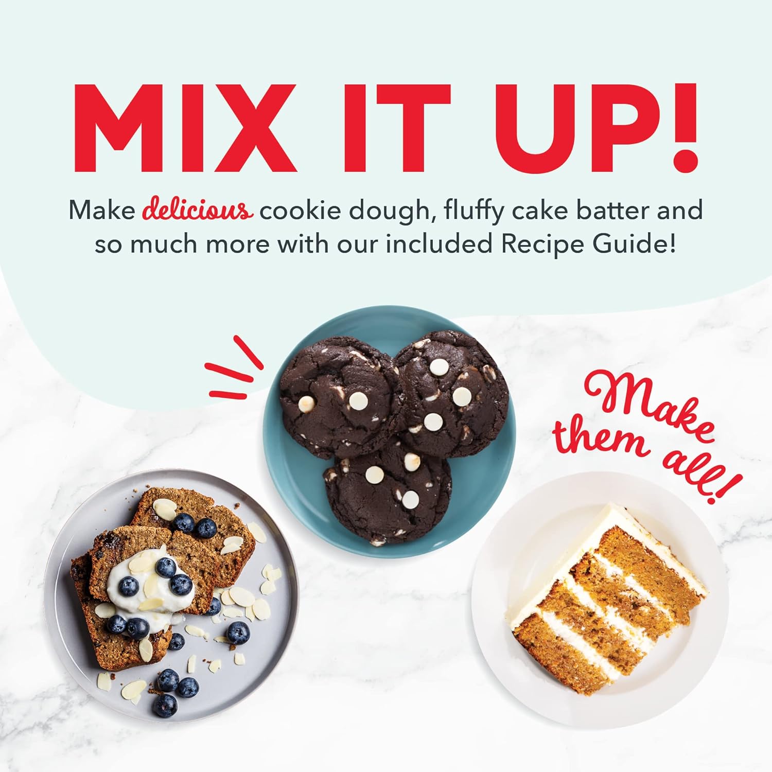 Multi Speed Countertop Stand Mixing Machine