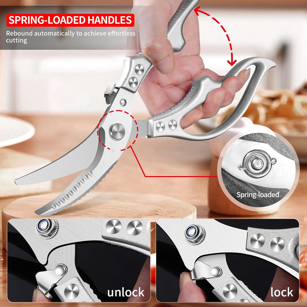 Non Slip Handle Meat Cutting Shears