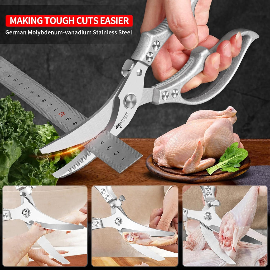 Non Slip Handle Meat Cutting Shears