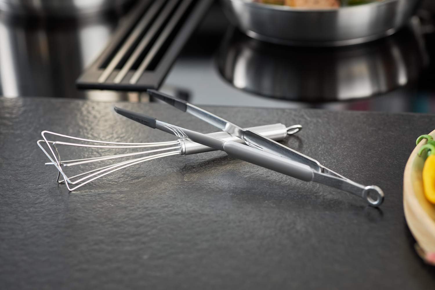 Stainless Steel Fine Tip Silicone Tongs