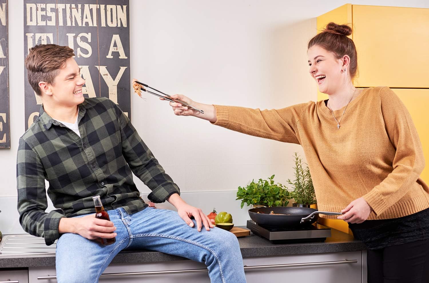 Stainless Steel Fine Tip Silicone Tongs